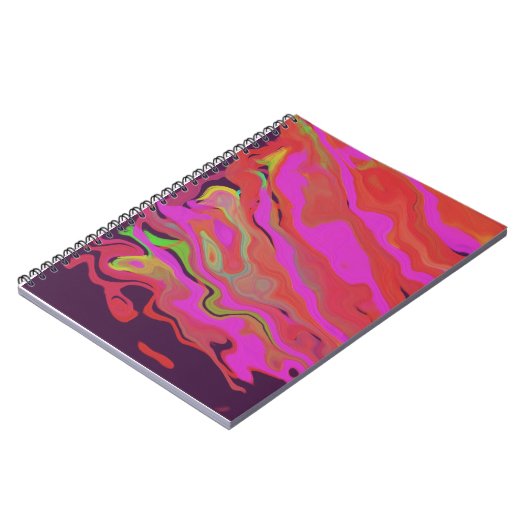 digitale Kunst auf Notebooks Notizblock (Linke Seite)