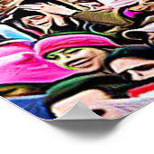 Digitale Kunst aus der Kundgebung der Frauen als M Poster (Ecke)