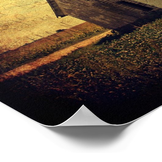 Digitale Kunst - Big White Baron Poster (Ecke)