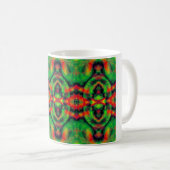 Digitale Kunst Cool Moderne Abstrakt einzigartig Kaffeetasse (VorderseiteRechts)