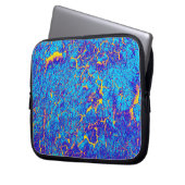 Digitale Kunst Cool Modernes Abstrakt Laptopschutzhülle (Vorderseite Links)