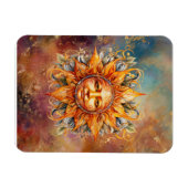 Digitale Kunst der kosmischen Sonne Magnet (Horizontal)