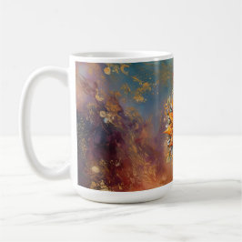 Digitale Kunst der kosmischen Sonne Personalisiert Kaffeetasse