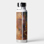 Digitale Kunst der kosmischen Sonne Personalisiert Trinkflasche (rechts)