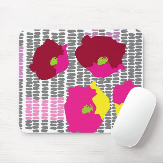 Digitale Kunst der Popkunst-Blumen Mousepad (Mit Mouse)