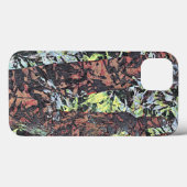 Digitale Kunst des florale Blumenmusters mit Baum Case-Mate iPhone Hülle (Rückseite (Horizontal))