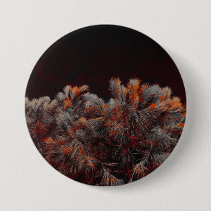 Digitale Kunst des Kiefernbaums mit orangefarbenen Button