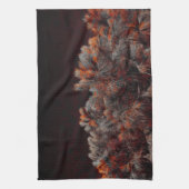 Digitale Kunst des Kiefernbaums mit orangefarbenen Geschirrtuch (Vertikal)