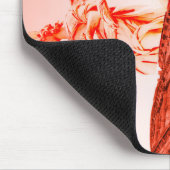 Digitale Kunst des Kolosseums und Statuen/Skulptur Mousepad (Ecke)