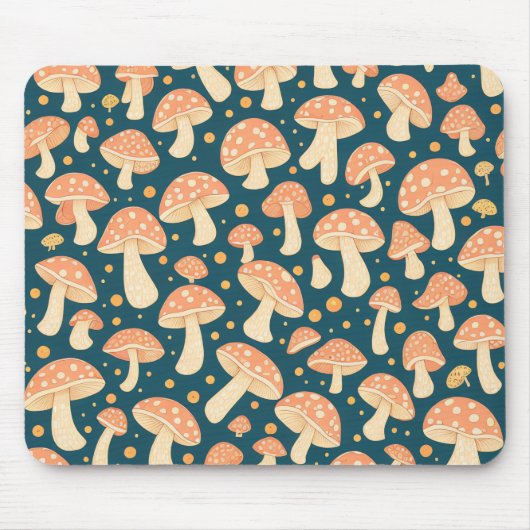 Digitale Kunst des Punkts Muster-Design Mousepad (Vorne)