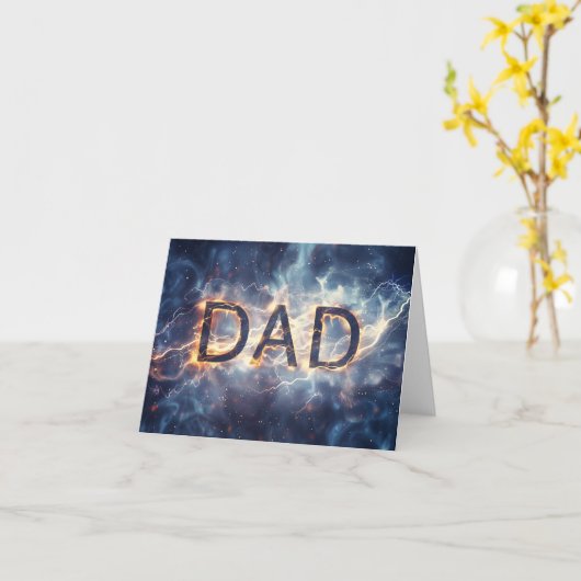 Digitale Kunst des Vatertages Karte (Gelbe Blume)