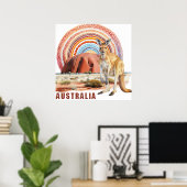 Digitale Kunst für Australien Poster (Heimbüro)