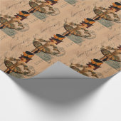 Digitale Kunst für Mixed Media Doll Geschenkpapier (Ecke)