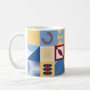 Digitale Kunst Grafikdesign eines einfachen Muster Kaffeetasse