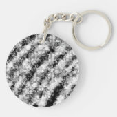 Digitale Kunst im Skull und Monarch Butterfly Schlüsselanhänger (Rückseite)