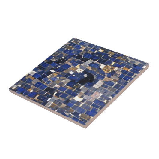 Digitale Kunst in der Navy Corner Fliese (Seite)