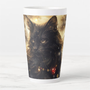 Digitale Kunst in der Schwarzwälder Katze Milchtasse