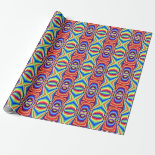 Digitale Kunst in Dimensionen Geschenkpapier (Ungerollt)