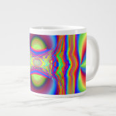 Digitale Kunst in Dimensionen Jumbo-Tasse (Vorderseite Rechts)