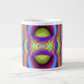 Digitale Kunst in Dimensionen Jumbo-Tasse (Vorderseite)