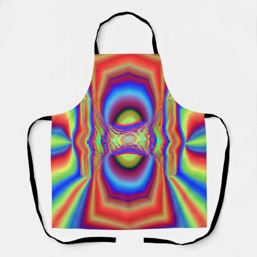 Digitale Kunst in Dimensionen Schürze (Vorderseite)