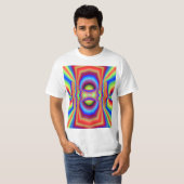 Digitale Kunst in Dimensionen T-Shirt (Vorne ganz)