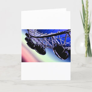 digitale Kunst Jahrtausendrad Londons Karte