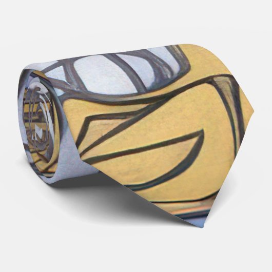 Digitale Kunst, Jugendstil Krawatte (Gerollt)