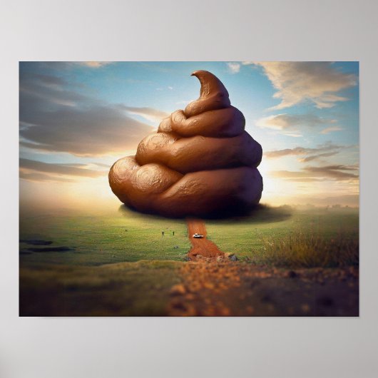 Digitale Kunst kack Road Poster (Vorne)