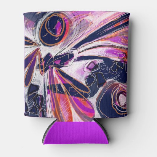Digitale Kunst kann kühler werden Dosenkühler (Vorderseite)