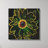 Digitale Kunst Leinwand Neon Natur (Vorderseite)