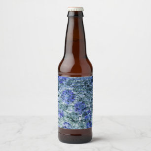 Digitale Kunst mit abstraktem Hintergrund Bierflaschenetikett