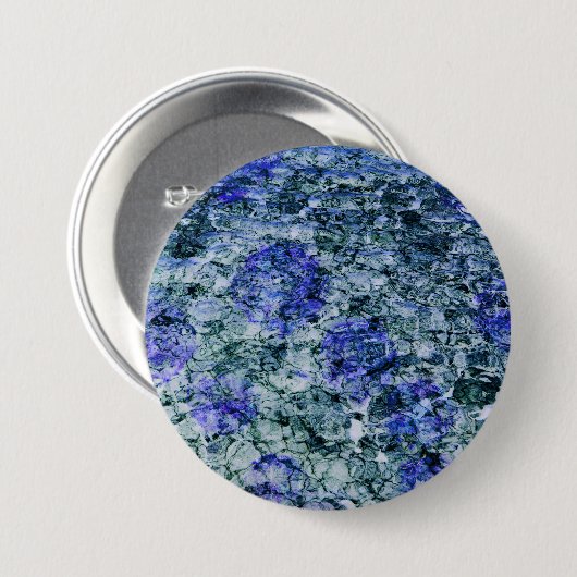 Digitale Kunst mit abstraktem Hintergrund Button (Vorne & Hinten)