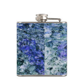 Digitale Kunst mit abstraktem Hintergrund Flachmann (Rückseite)