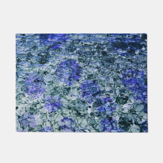 Digitale Kunst mit abstraktem Hintergrund Fußmatte (Vorderseite)