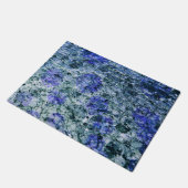 Digitale Kunst mit abstraktem Hintergrund Fußmatte (Schrägansicht)