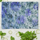 Digitale Kunst mit abstraktem Hintergrund Geschirrtuch (Gefaltet)