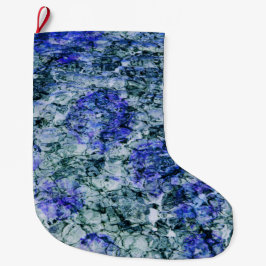 Digitale Kunst mit abstraktem Hintergrund Großer Weihnachtsstrumpf