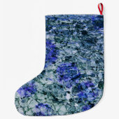 Digitale Kunst mit abstraktem Hintergrund Großer Weihnachtsstrumpf (Rückseite)