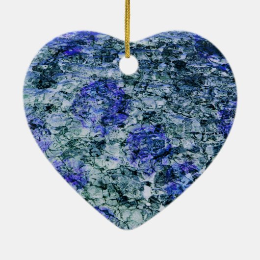 Digitale Kunst mit abstraktem Hintergrund Keramik Ornament (Hinten)