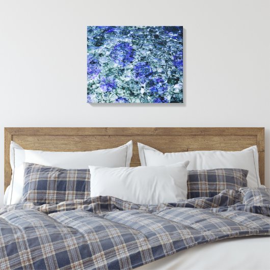 Digitale Kunst mit abstraktem Hintergrund Leinwanddruck (Insitu (Schlafzimmer))