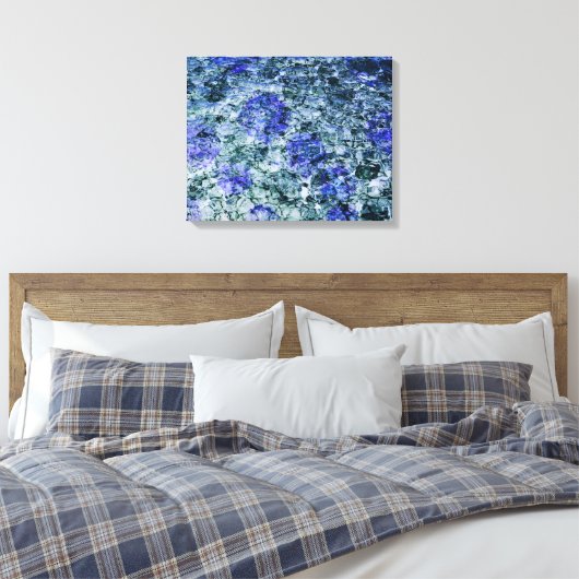 Digitale Kunst mit abstraktem Hintergrund Leinwanddruck (Insitu (Schlafzimmer))