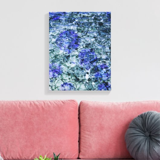 Digitale Kunst mit abstraktem Hintergrund Leinwanddruck (Insitu (Wohnzimmer))