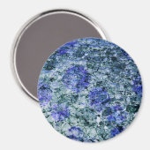 Digitale Kunst mit abstraktem Hintergrund Magnet (Vorderseite/Rückseite)