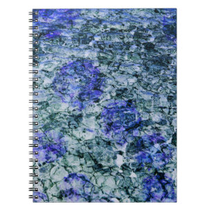 Digitale Kunst mit abstraktem Hintergrund Notizblock