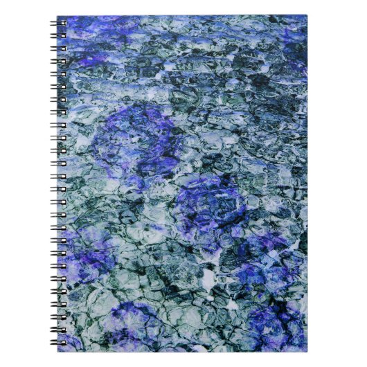 Digitale Kunst mit abstraktem Hintergrund Notizblock (Vorderseite)