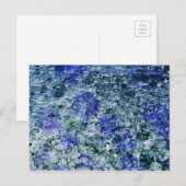 Digitale Kunst mit abstraktem Hintergrund Postkarte (Vorne/Hinten)