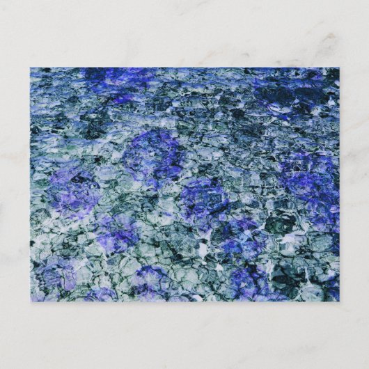 Digitale Kunst mit abstraktem Hintergrund Postkarte (Vorderseite)