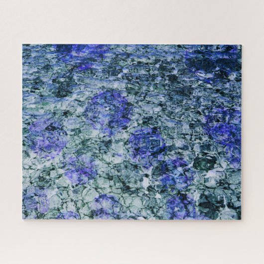 Digitale Kunst mit abstraktem Hintergrund Puzzle (Horizontal)