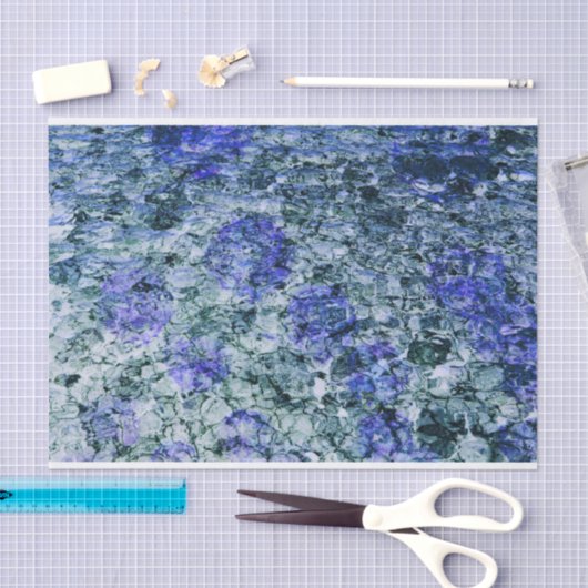 Digitale Kunst mit abstraktem Hintergrund Seidenpapier (Handwerk)